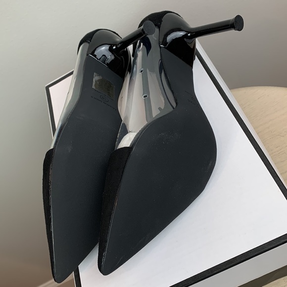 Faux Suede Pointed Toe Heels NWB - Picture 5 of 7